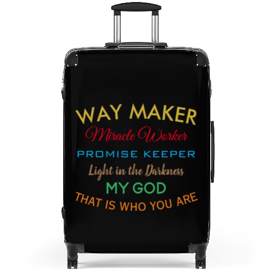 Way Maker miracle worker promise keeper light Suitcases