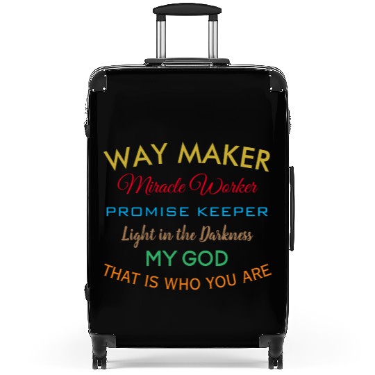 Way Maker miracle worker promise keeper light Suitcases
