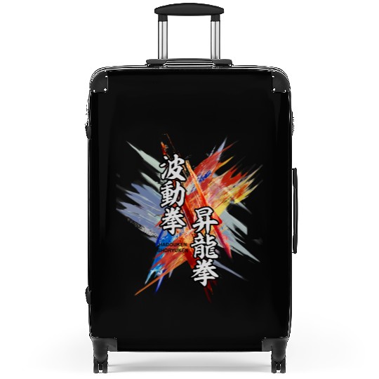 hadouken shoryuken kanji art street fighter Suitcases
