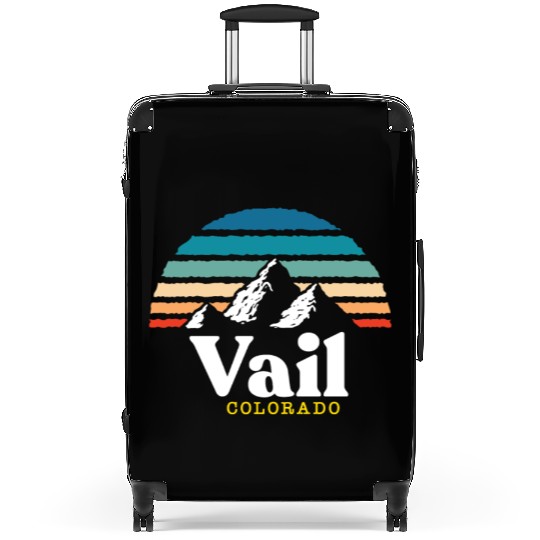 Vail Colorado Usa Ski Resort 1980S Retro Gift Suitcases