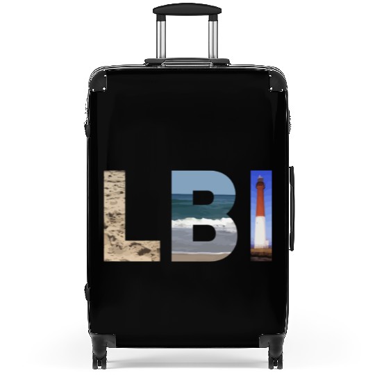 Lbi Long Beach Island Nj Photo Beach Ocean Lightho Suitcases