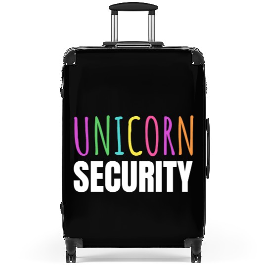 Unicorn Security Birthday Party Suitcases