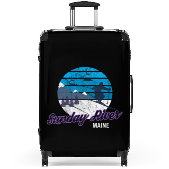 Sunday River Newry Maine New England Ski Snowboard Suitcases