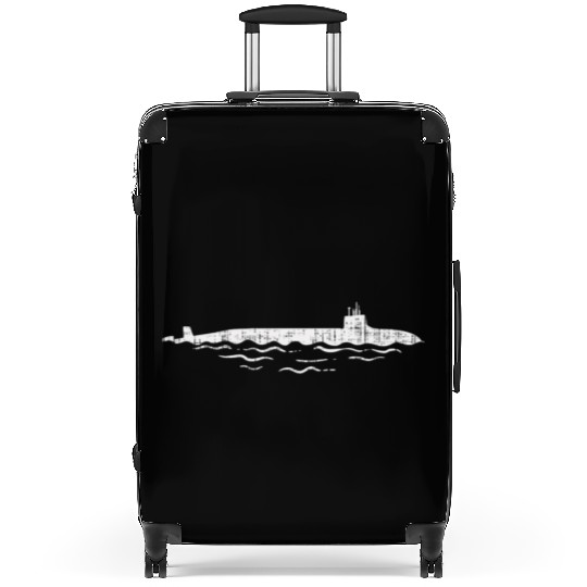US Navy Submarine Vessel Vintage Submariner Suitcases