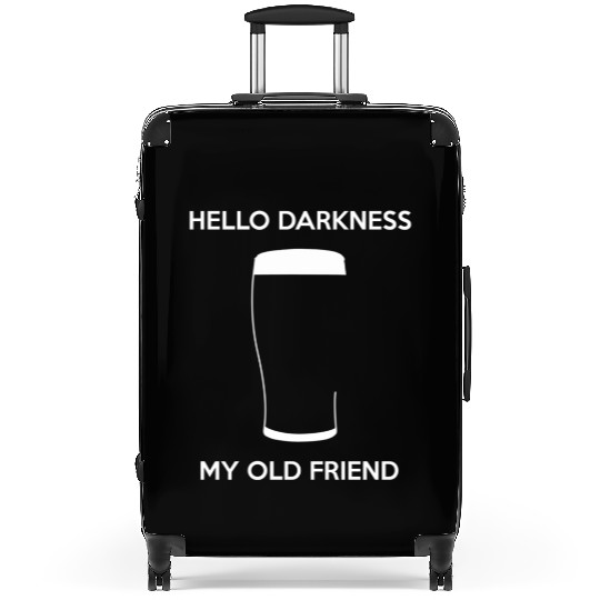 Hello Darkness My Old Friend - Draught Beer Suitcases