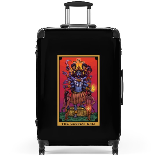 The Goddess Kali The Devil Tarot Card Hindu Indian Suitcases