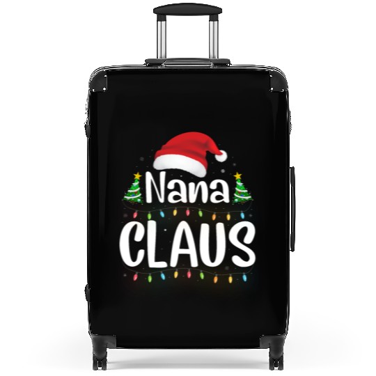 Funny Santa Nana Claus Christmas Family Matching Suitcases