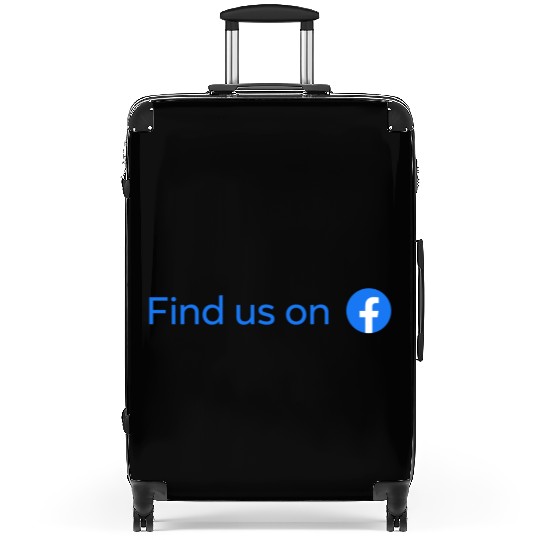 find us on facebook Suitcases