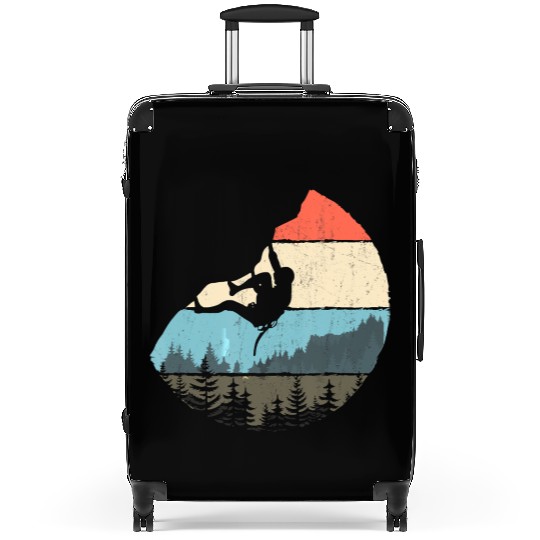 Vintage Style Rock Climbing Retro Bouldering Suitcases