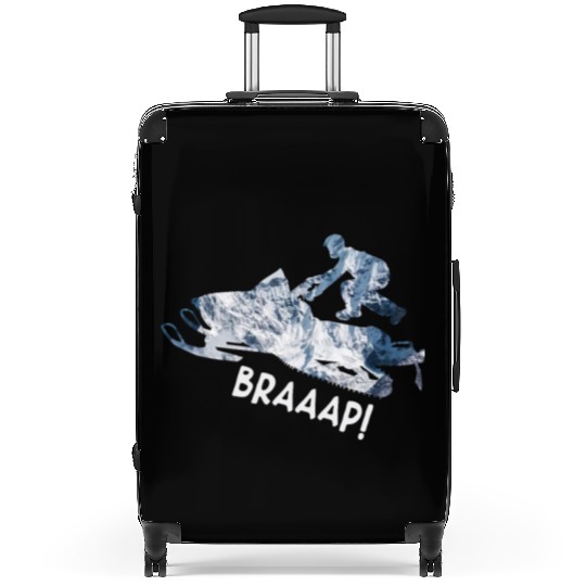 Novelty Snowmobile Gifts Winter Snow Bike Lovers Suitcases