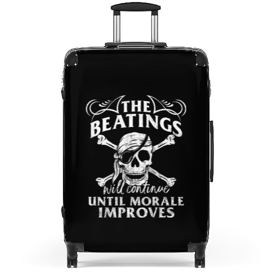 Beatings Continue Until Morale Improves Novelty Suitcases