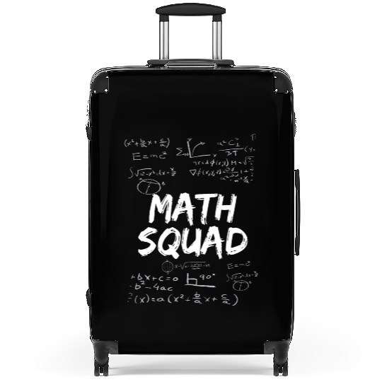 Math Squad Math crew Math lovers Math Teacher Gift Suitcases