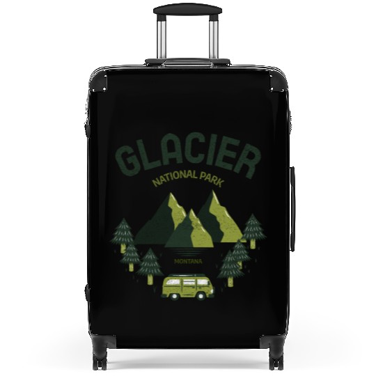 Glacier National Park Montana Travel Suitcases