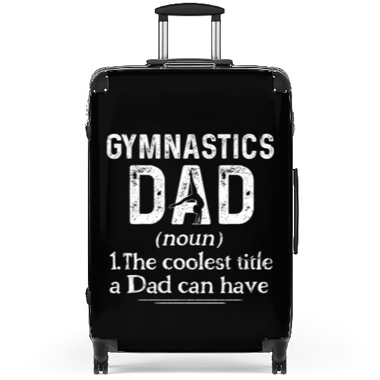 Gymnastics Dad Definition Gymnast Sports Suitcases