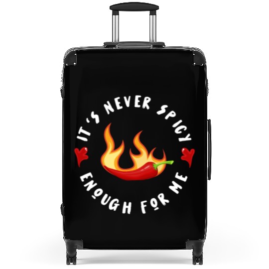 Chili Red Pepper Funny Gift For Hot Spicy Food & S Suitcases