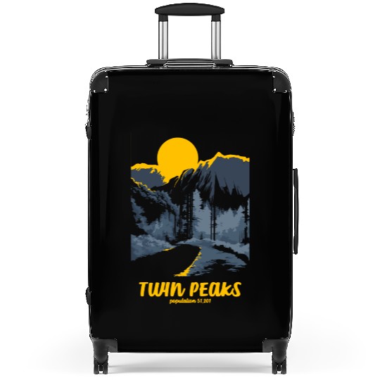 Twin Peaks Welcome To Twin Peaks Poster Suitcases