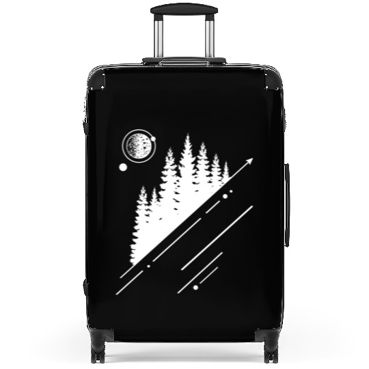 Modern Geometric Nature Forest Hipster Graphic Suitcases