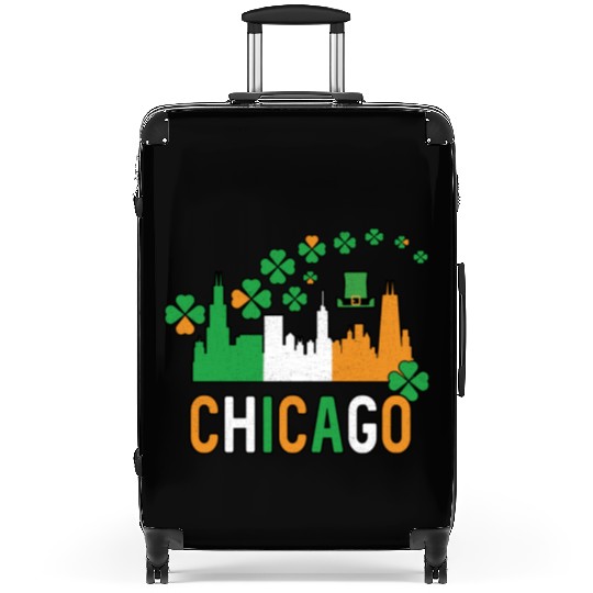 Chicago Irish Pride St Patricks Day Suitcases