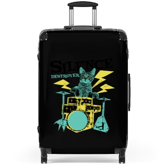 Drummer gift funny drummer outfit Suitcases
