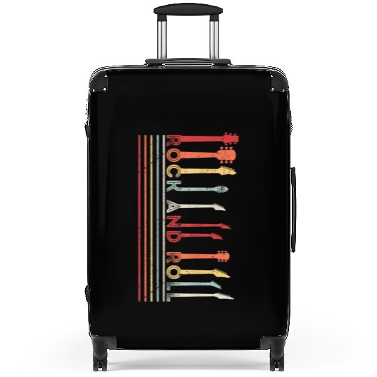 Classic Rock And Roll Vintage Suitcases Concert Band