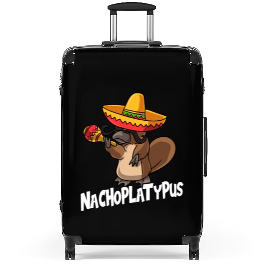 Nachoplatypus Cinco De Mayo Platypus Gifts Fiesta Suitcases