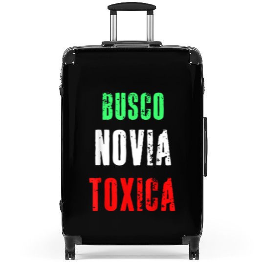 Busco Novia Toxica Sarcastic Mexican Cinco de Mayo Suitcases