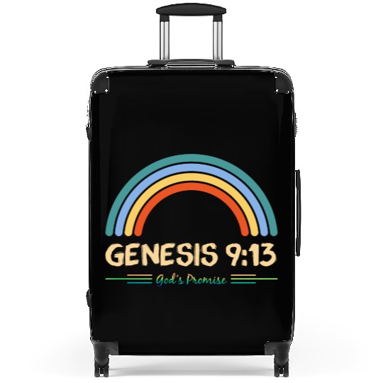 Genesis 9:13 God's Promise Faithfully Rainbow Suitcases