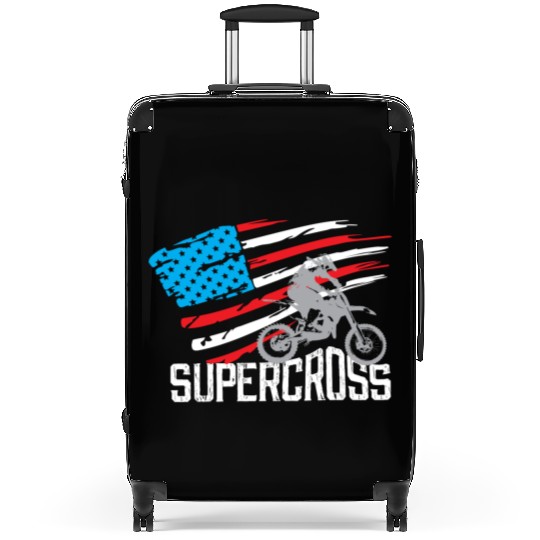 Supercross Motocross Racing Biker Suitcases