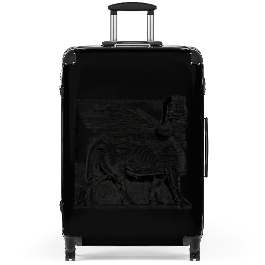 Lamassu Sumerian Persian Lion Bull Human Head Suitcases