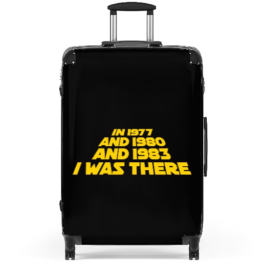 I was there 1977 1980 1983 Sci Fi movie trilogy Suitcases