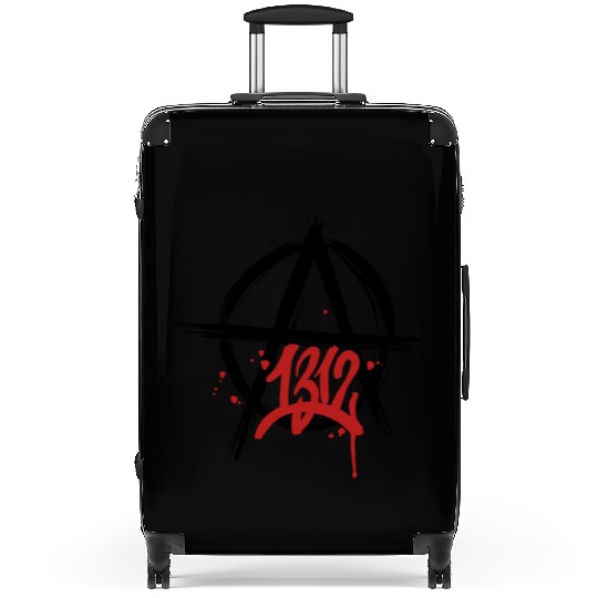 ACAB 1312 Anarchy symbol Suitcases
