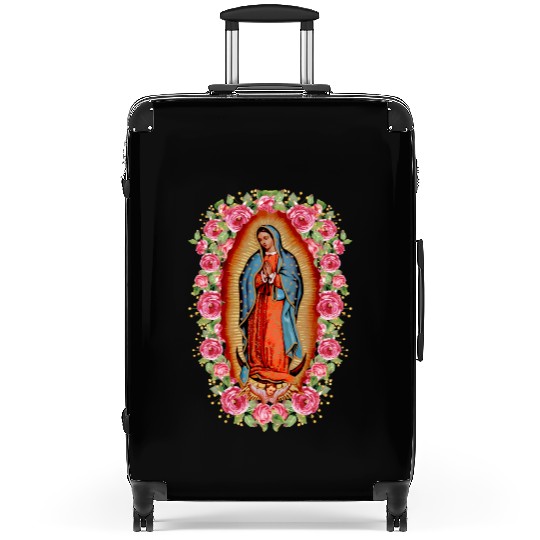 Our Lady Virgen De Guadalupe Virgin Mary Suitcases