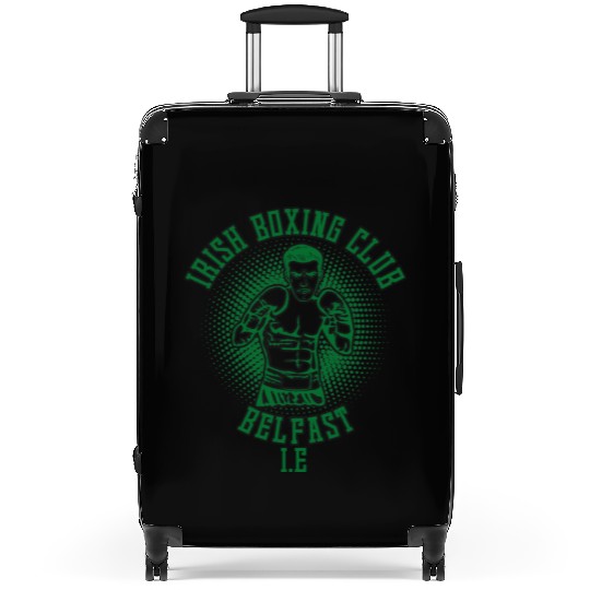 Irish Boxing Club Belfast Boxer Gifts Boxing Lover Suitcases