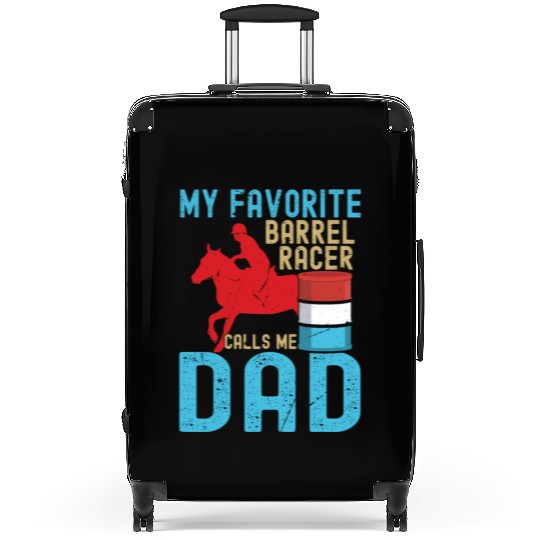 Barrel Racer Dad Suitcases