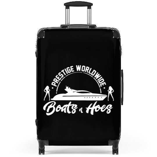 boats and hoes step brothers Suitcases