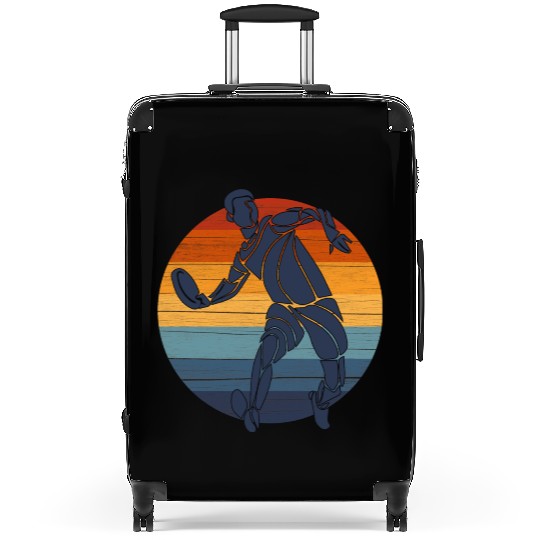 Retro Frisbee for the Ultimate Frisbee Player Suitcases