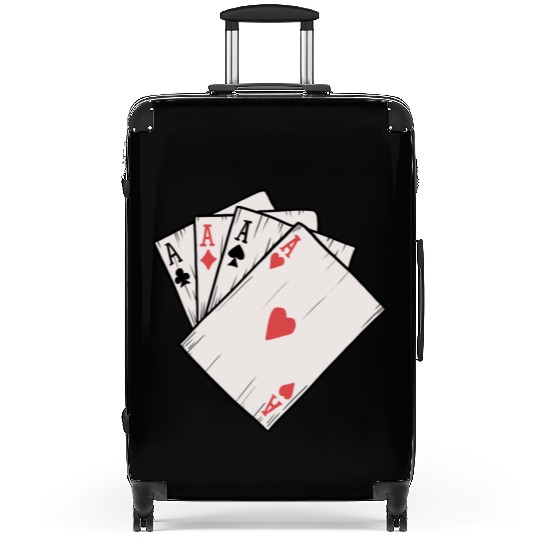 Traditional Tattoo Four Aces Playing Card Game Suitcases