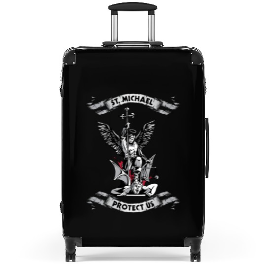 Archangel Saint Michael Protect Us Defend Us Suitcases