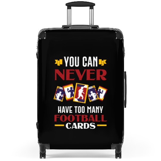 Football Card Collector Collecting Football Cards Suitcases