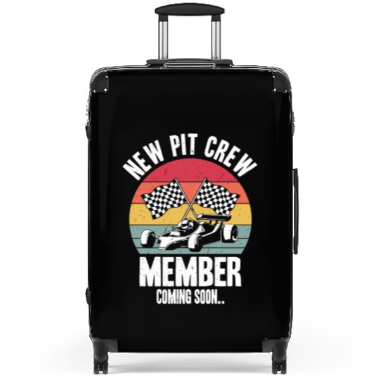 New Pit Crew Member Coming Soon Race Car Racing Suitcases