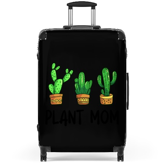 Plant Mom Funny Cactus Succulent Suitcases