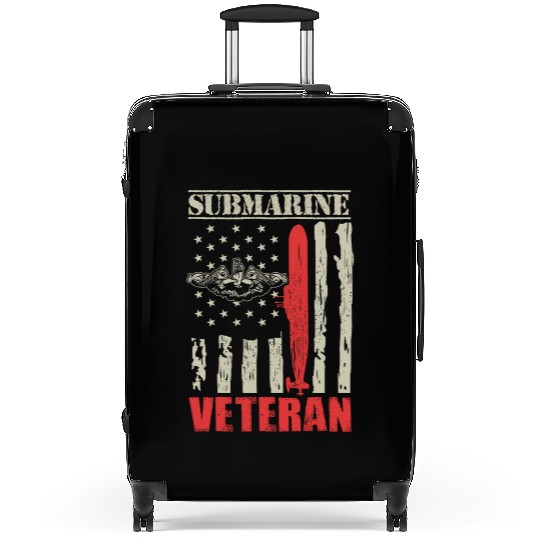 US Military Submarine Gift For A Veteran Suitcases