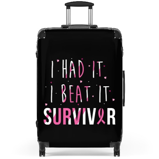 Breast Cancer Survivor I Had It I Beat It Suitcases