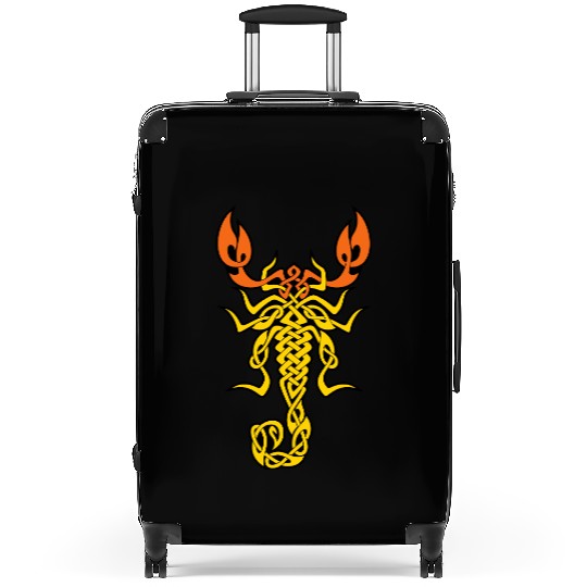 Celtic Knot Scorpion Suitcases