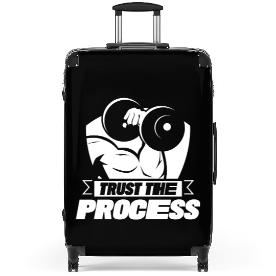 Trust The Process Gym Motivation Fitness Workout Suitcases