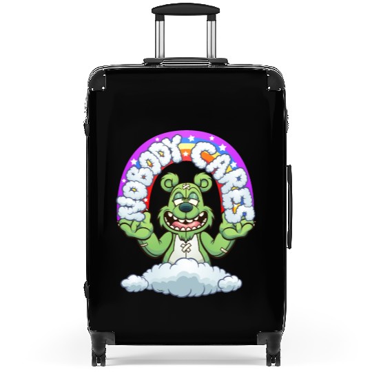 Nobody cares bear Suitcases