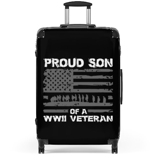 Proud Son Of A Wwii Veteran Suitcases For Men