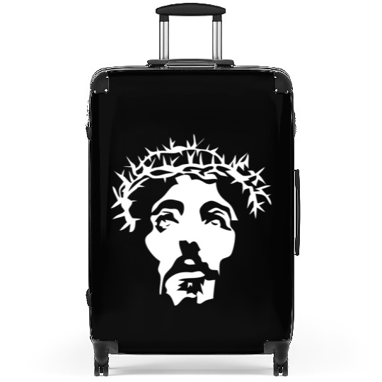 Jesus crown of thorns stencil Suitcases