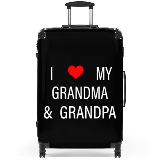 I Love My Grandma and Grandpa Suitcases