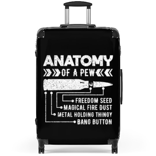 Anatomy Of A Pew Hunting Shooting Target Fire Gun Suitcases